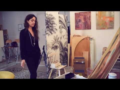Moving Portrait | Working on a Painting