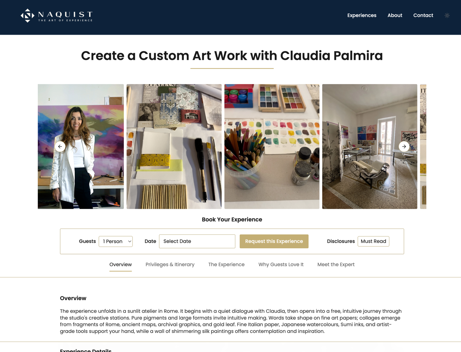 Studio Immersion | ClaudiaPalmira x Naquist