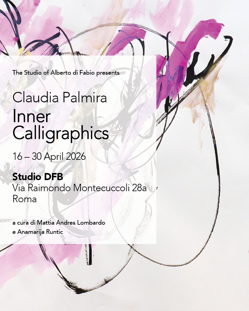 “Inner Calligraphics” | Solo show at Studio DFB, Rome