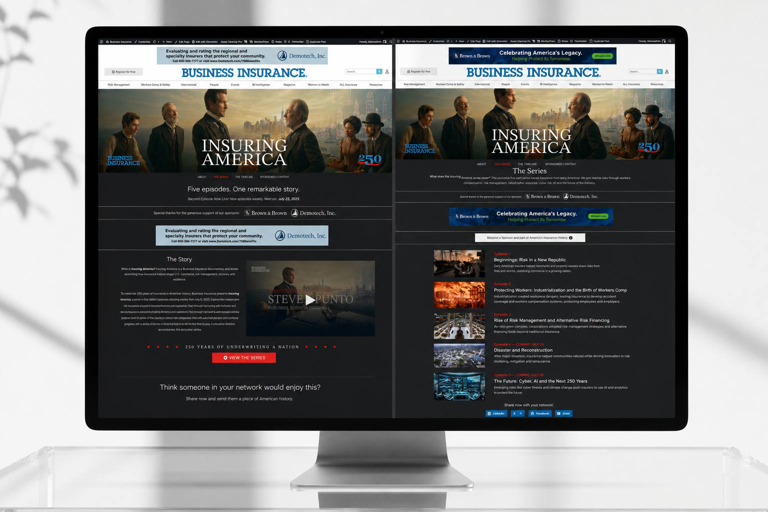 The 250 Documentary Video Series | A Corporate Collaboration